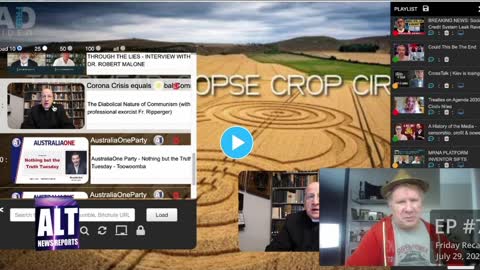 ANR - Friday Recap - Ep #7 July-29-22. Masonic Crop Circles, Exorcist, Brand, Bosi, Corbett.