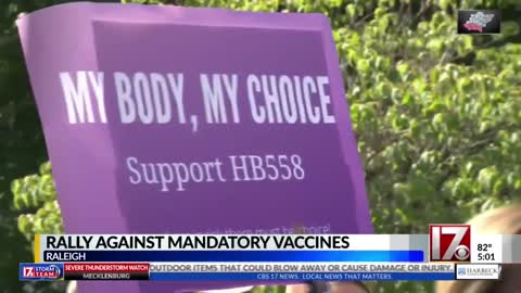 Hundreds of North Carolina Residents Rally Against Mandatory Vaccines In Support of Bill HB 558