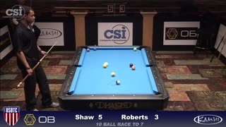 Shaw vs Roberts ▸ 2015 US Bar Table 10-Ball Championship