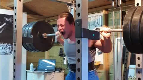 What a GRIND! 157.5 Kgs x5 Squat