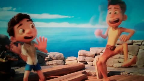 Disney&Pixar's Luca: Funny Scene: Sea Monsters Cant Dance! #shorts