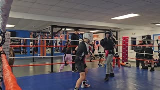 Joey sparring Kyle . 1/18/24