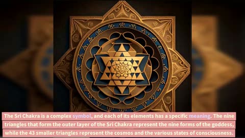 Sri Chakra Symbol Spiritual Significance