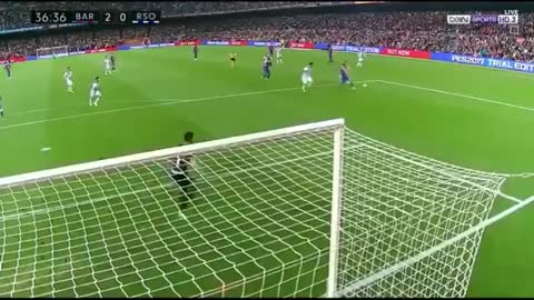 Gooooal Leo Messi vs Real Sociedad 2-0
