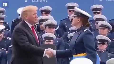 President Trump attends Graduation Ceremony at U.S. Air Force Academy