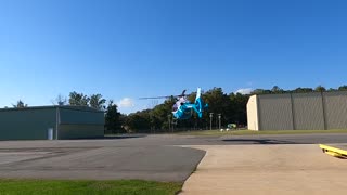 EMS Helicopter Launches to go save a life