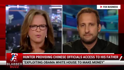 Jon Levine Reacts To Hunter Providing Chinese Officials Access To His Father In Personal Deals