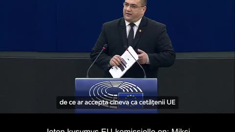 [suomeksi] Cristian Terhes MEP of the EU parliament about transparency of pharmacy-contracts
