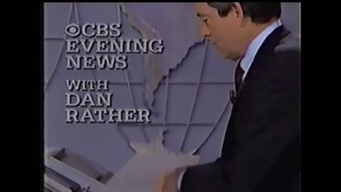 March 7, 1984 - Dan Rather Evening News Promo