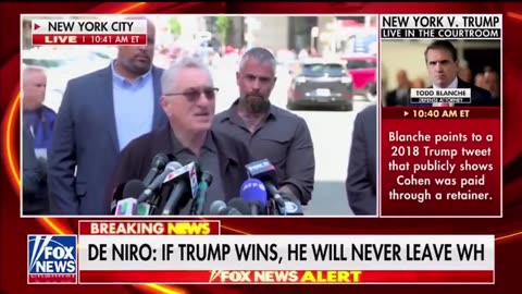 Robert De Niro Goes After Trump In Disgusting Rant