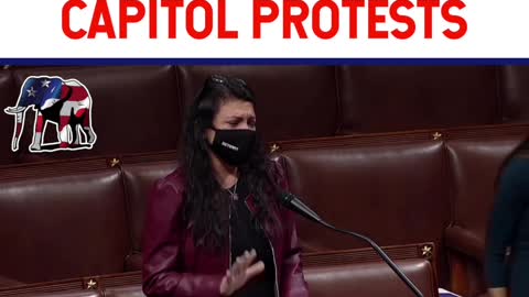 Rashida Tlaib has Total Meltdown on House Floor Reciting Capital Protests