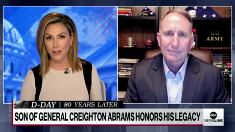 Son of General Creighton W. Abrams remembers his father on 80th anniversary of D-Day ABC News