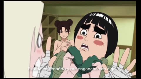 Naruto ves a hinata semi desnuda