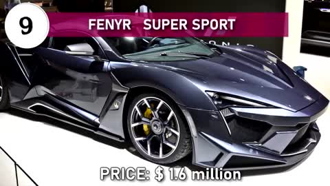 The10 most expensive cars in the world