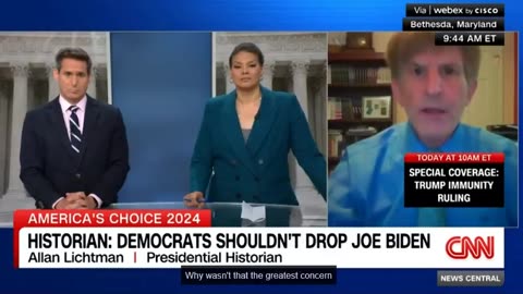 Liberal Historian Bizarrely Blames CNN For Highlighting Biden's Horrible Debate Performance