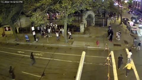 The Milwaukee Police Department has released a chaotic video