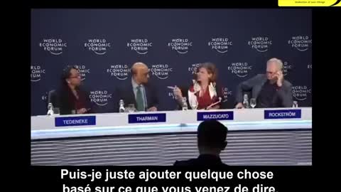 Mariana Mazzucato - Forum économique mondial - crise de l'eau - vidéo ST français