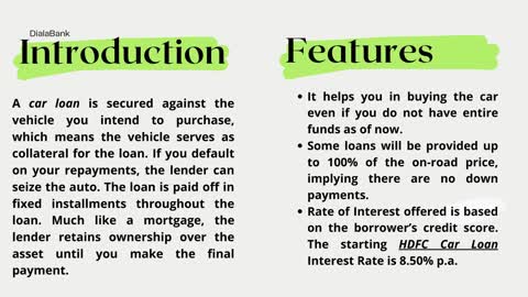 All about Car loan