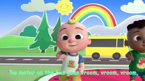 Wheels On The Bus Dance 📌 CoComelon Nursery Rhymes & Kids Songs ✔