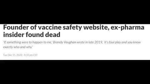 "DEAD" Founder of vaccine safety website, ex-pharma insider found dead 'If so