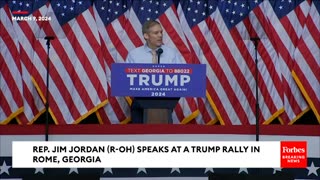 We Need Trump': Jim Jordan Joins Ex- President To Campaign In Georgia