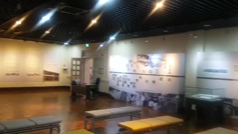 This is the scenery of the modern museum in Daegu, Korea.