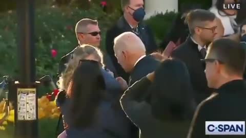 Little girl defends herself against creepy Joe.