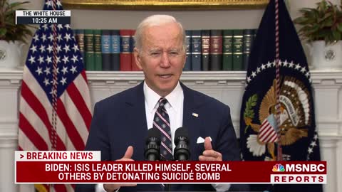 Biden Discusses U.S. Special Forces Raid That Killed 'Horrible Terrorist Leader' Of ISIS