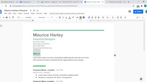 Google Resume Help