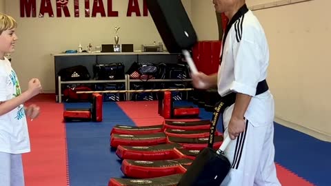 Taekwando lesson