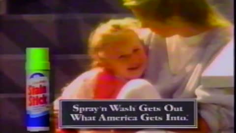 1990 Stain Stick Vintage TV Commercial