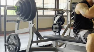 185 pound BENCH PRESS FOR REPS