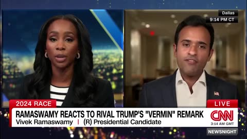 VIVEK RAMASWAMY SLAMS CNN ANCHOR FOR ABSURD QUESTION