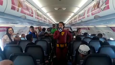 Campaña 'Turistas Responsables' en vuelo