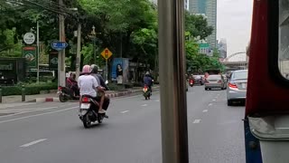 Tuk Tuk ride in Bangkok Thailand