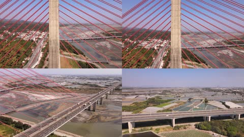 Kao-Ping River Bridge 高屏溪斜張橋 🇹🇼 (2021-01) {aerial}