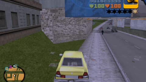 GTA 3 - a place, where you can fall through the ground