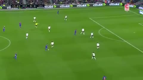 Messi Dribbles vs Valencia