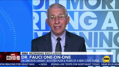 Dr. FAUCI: "If you & your family are vaccinated & boosted hopefully, you should feel comfortable