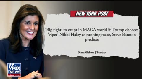 Bannon made FOX news -Viper Nikki Haley” 😂