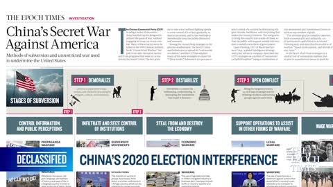 DECLASSIFIED - Gina Shakespear : EPOCH TIMES: 13 Ways China Targeted The 2020 Election