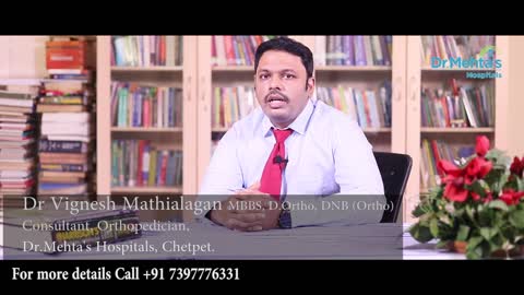 All you need to know more about Knee pain | Dr. Vignesh Mathialagan | Dr. Mehta's | Chennai.