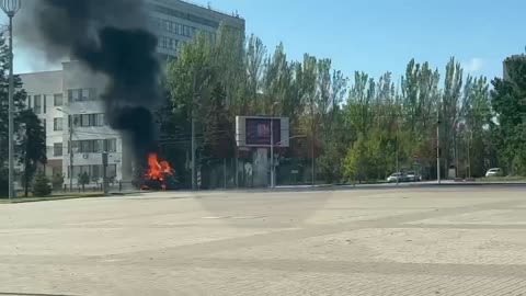 The centre of Donetsk is under fire
