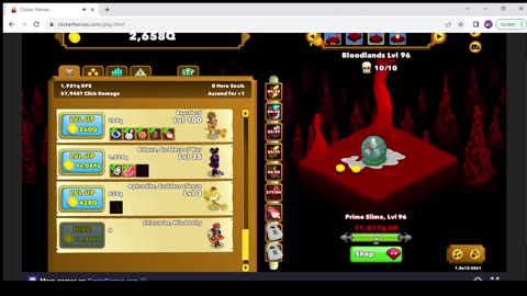 Insane Clicker heroes gameplay