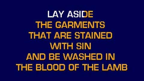 Are You Washed In The Blood