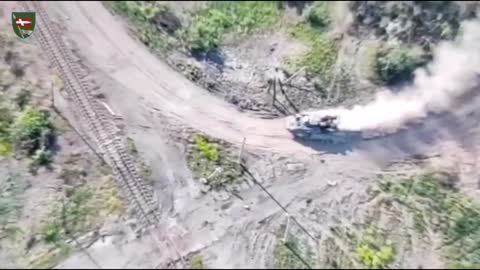 Russian BTR Destroyed