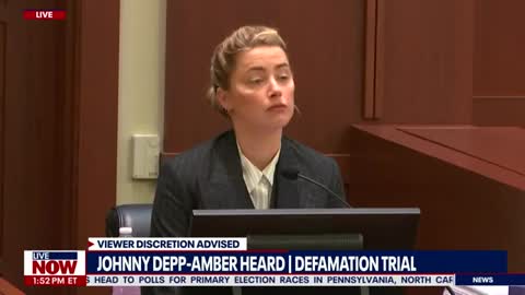 Amber Heard confronted with social post insulting Johnny Depp attorney