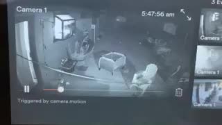 Demonic activity on security cameras