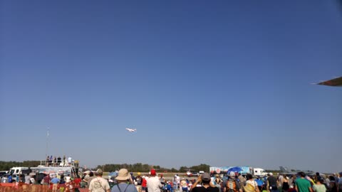 Randy Ball flying Mach 0.92 in his MiG-17F