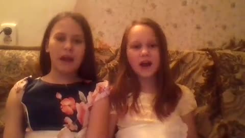 Song about coronovirus. Children sang Ksenia and Anastasia